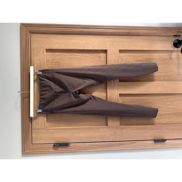 Varley Hughes Laser Cut High Rise Leggings in Braken Brown Women’s size Small - Picture 4 of 14